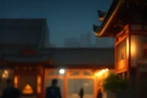 《玻璃温室》植物温室晨光镜头的横版剧照